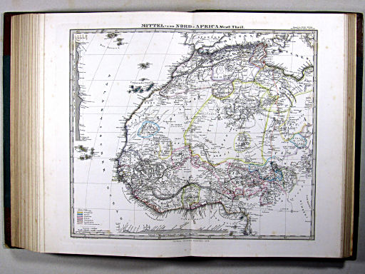 Stielers Hand-Atlas, 1875 ('oude' versie / 'old' version)
45a. Mittel- und Nord-Africa, Westl. Theil