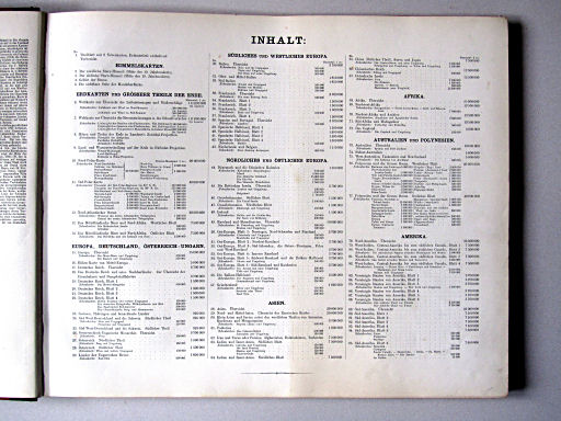 Stielers Hand-Atlas, 1882
Inhoudsopgave (volledige uitgave) / Table of contents (comprehensive edition)