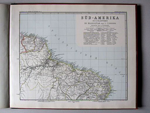 Stielers Hand-Atlas, 1882
91. Süd-Amerika in 6 Blättern, Bl. 2