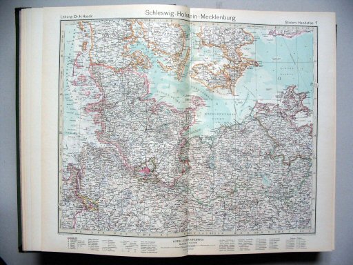 Stielers Hand-Atlas, 1945
7. Schleswig-Holstein - Mecklenburg
Sleeswijk-Holstein - Mecklenburg
Schleswig-Holstein - Mecklenburg
(1940,11 / II 37)