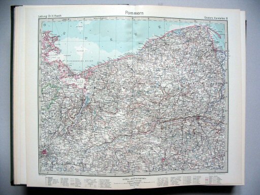 Stielers Hand-Atlas, 1945
8. Pommern
Pommeren / Pomerania
(1944,10 / III 44)