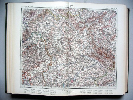 Stielers Hand-Atlas, 1945
15. Bayern
Beieren / Bavaria
(1942,10 / VI 36)