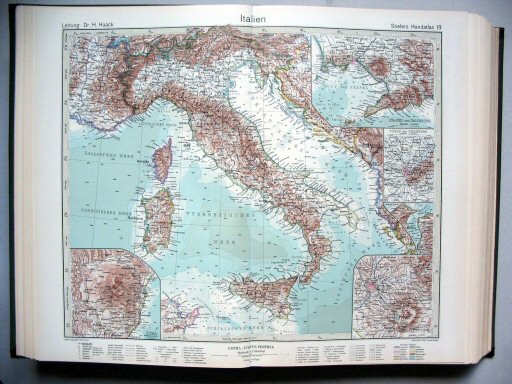 Stielers Hand-Atlas, 1945
19. Italien
Italië / Italy
(1944,11 / III 44)