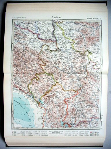 Stielers Hand-Atlas, 1945
51. Serbien
Servië / Serbia
(1944,12 / XII 30)