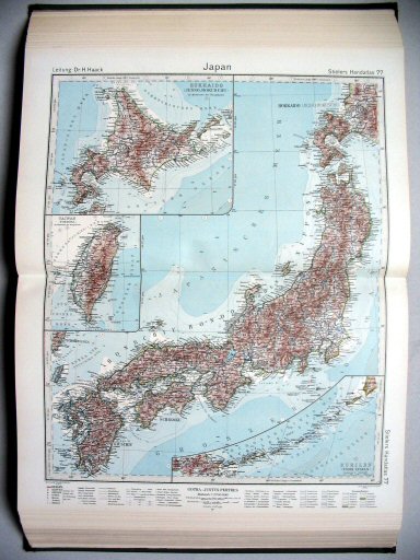 Stielers Hand-Atlas, 1945
77. Japan
Japan
(1942,10 / V 36)