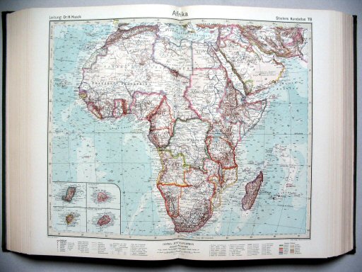 Stielers Hand-Atlas, 1945
78. Afrika
Afrika / Africa
(1944,13 / VIII 31)