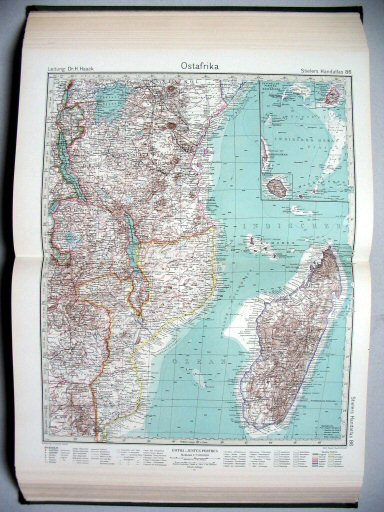 Stielers Hand-Atlas, 1945
86. Ostafrika
Oost-Afrika / East Africa
(1942,? / XI 35)