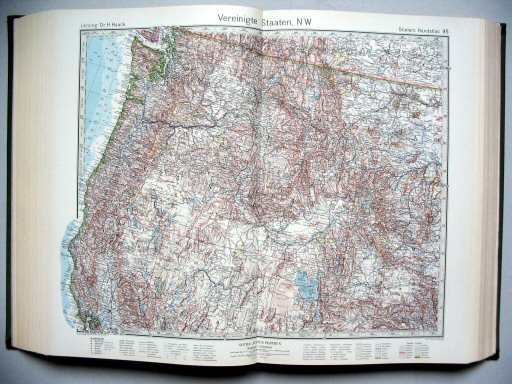 Stielers Hand-Atlas, 1945
95. Vereinigte Staaten, NW
Verenigde Staten, NW / United States NW
(1942,11 / VII 24)