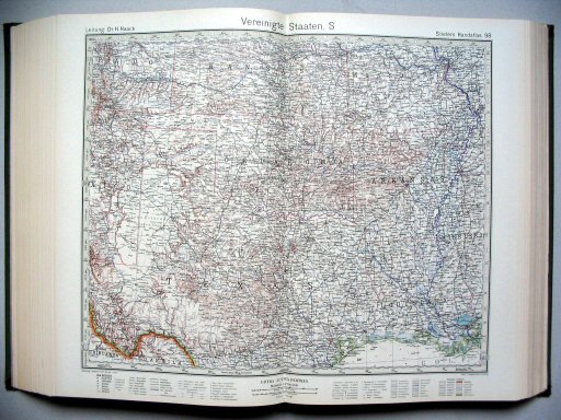 Stielers Hand-Atlas, 1945
98. Vereinigte Staaten, S
Verenigde Staten, Z / United States S
(1942,11 / XII 30)