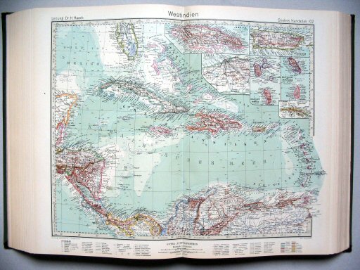 Stielers Hand-Atlas, 1945
102. Westindien
West-Indië / West India
(1944,12 / IV 31)