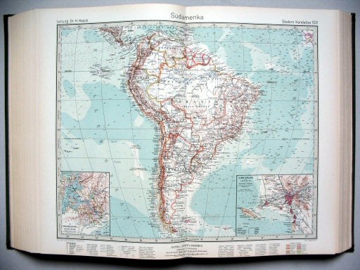 Stielers Hand-Atlas, 1945
103. Südamerika
Zuid-Amerika / South America
(1940,10 / III 32)