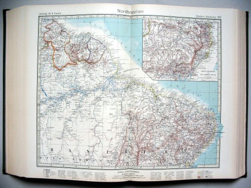 Stielers Hand-Atlas, 1945
106. Nordbrasilien
Noord-Brazilië / North Brasil
(1939,10 / XII 32)