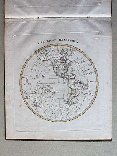 Stielers Schul-Atlas 1821
2. Westliche Halbkugel
Westelijk halfrond