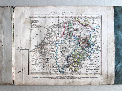 Stielers Schul-Atlas, 1825
XI. Nordwestl. Deutschland und Niederlande