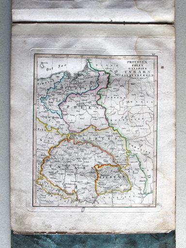 Stielers Schul-Atlas, 1825
XV. Preussen, Polen, Galizien, Ungarn, Siebenbürgen