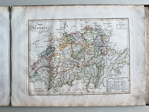 Stielers Schul-Atlas, 1825
Suppl.II. Die Schweiz