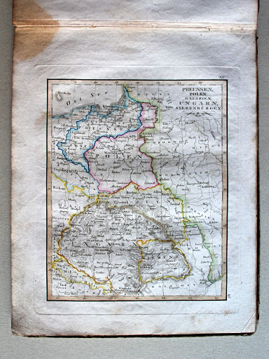 Stielers Schul-Atlas, 1829
XV. Preussen, Polen, Galizien, Ungarn, Siebenbürgen