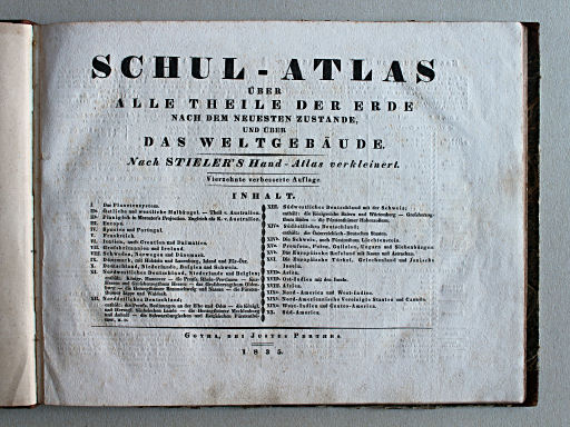 Stielers Schul-Atlas, 1835
Titelpagina / Title page