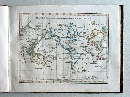 Stielers Schul-Atlas, 1835
IIb. Planiglob in Mercators Projection