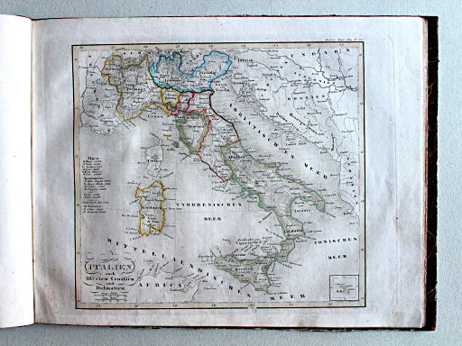 Stielers Schul-Atlas, 1835
VI. Italien, auch Illyrien, Croatien und Dalmatien