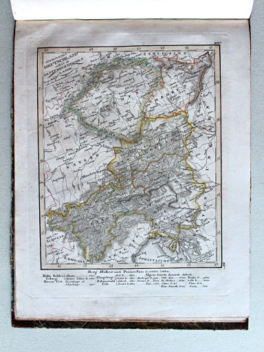 Stielers Schul-Atlas, 1835
XIVa. Südöstliches Deutschland