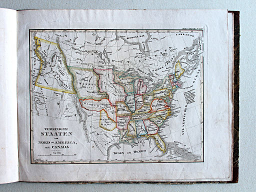 Stielers Schul-Atlas, 1835
XIXb. Vereinigte Staaten von Nord-America, und Canada