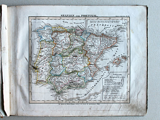 Stielers Schul-Atlas, 1841
IV. Spanien und Portugal