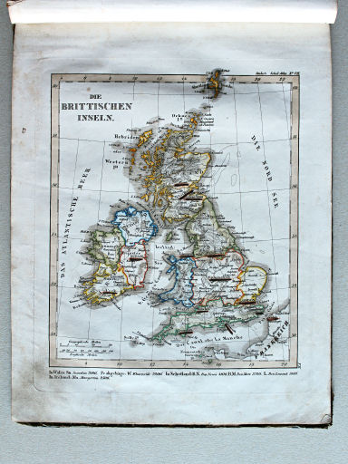 Stielers Schul-Atlas, 1841
VII. Die Brittischen Inseln