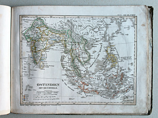 Stielers Schul-Atlas, 1841
XVIIb. Ostindien mit den Inseln