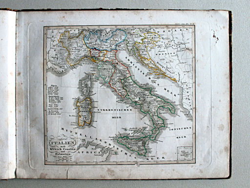 Stielers Schul-Atlas, 1842
VI. Italien, auch Kg.reich Croatien und Dalmatien