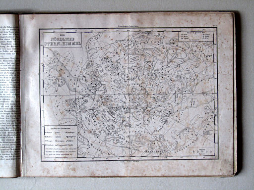 E. von Sydow's Schul-Atlas, 1856
1a. Der nördliche Stern-Himmel