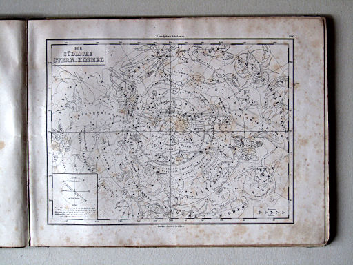 E. von Sydow's Schul-Atlas, 1856
1b. Der südliche Stern-Himmel