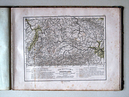 E. von Sydow's Schul-Atlas, 1856
13. Süd-Deutsches Bergland