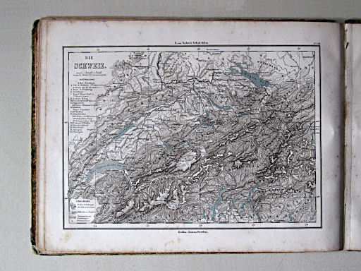 E. von Sydow's Schul-Atlas, 1856
20. Die Schweiz