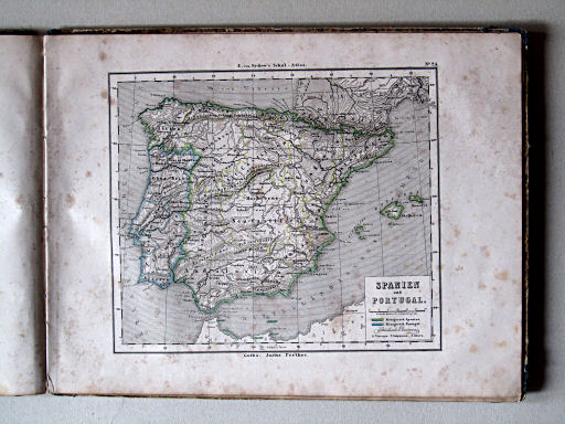 E. von Sydow's Schul-Atlas, 1856
24. Spanien und Portugal