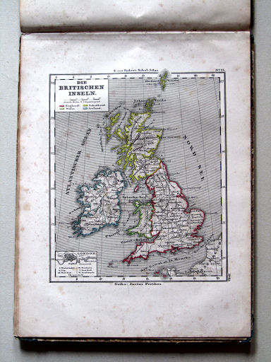 E. von Sydow's Schul-Atlas, 1856
25. Die Britischen Inseln