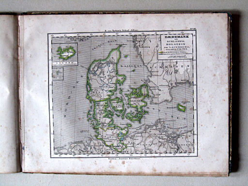 E. von Sydow's Schul-Atlas, 1856
26. Daenemark mit Schleswig, Holstein und Lauenburg; Island u. Fär-Öer