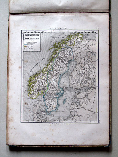 E. von Sydow's Schul-Atlas, 1856
27. Schweden und Norwegen