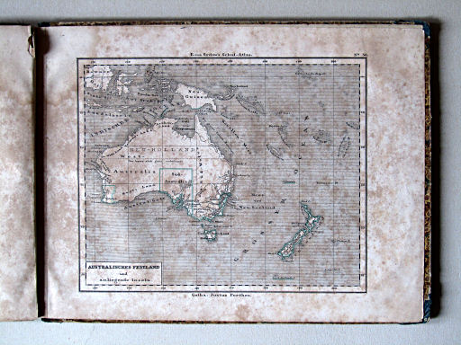 E. von Sydow's Schul-Atlas, 1856
36. Australisches Festland und anliegende Inseln