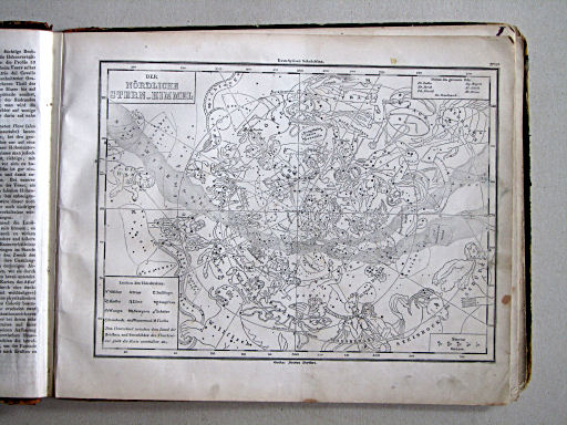 E. von Sydow's Schul-Atlas, 1867
1a. Der nördliche Stern-Himmel