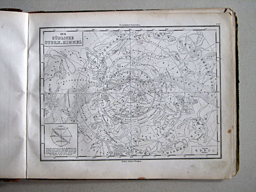 E. von Sydow's Schul-Atlas, 1867
1b. Der südliche Stern-Himmel