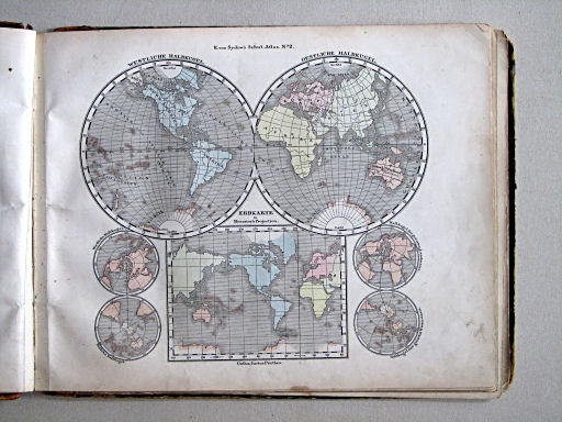 E. von Sydow's Schul-Atlas, 1867
2. Erdansichten