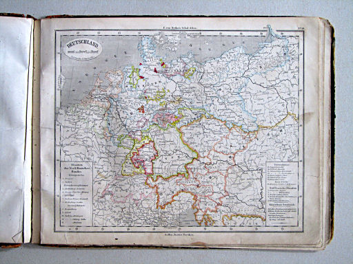 E. von Sydow's Schul-Atlas, 1867
10. Deutschland. Politische Uebersicht