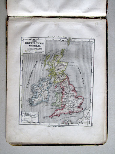 E. von Sydow's Schul-Atlas, 1867
25. Die Britischen Inseln