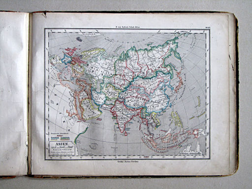 E. von Sydow's Schul-Atlas, 1867
29. Asien. Politische Uebersicht