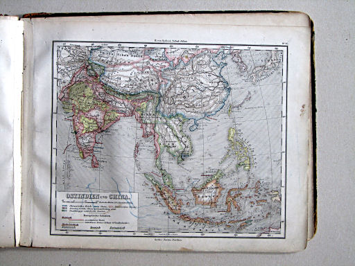 E. von Sydow's Schul-Atlas, 1867
31. Ostindien und China