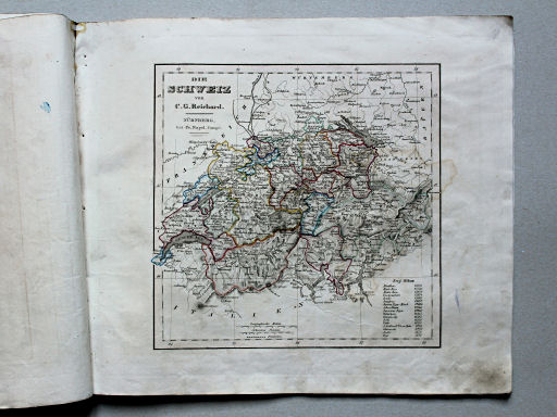Reichard, Neuer Hand-Atlas, 1849
16. Die Schweiz