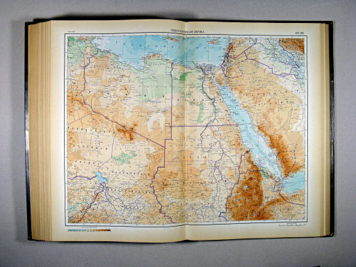 Атлас Мира / Atlas Mira (1954)
197-198. Северо-восточная Африка
