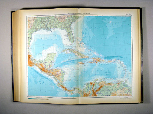 Атлас Мира / Atlas Mira (1954)
248-249. Центральная Америка и Вест-Индия
