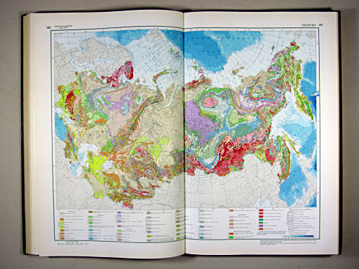 Физико-географический атлас мира (1964)
196-197. Геология
